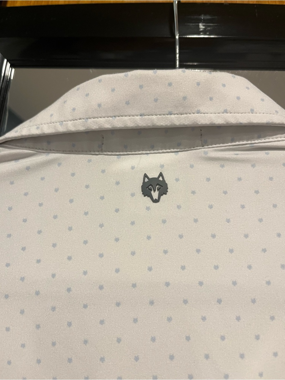 Greyson Golf shirt White Polo with Navy Collar Accents - Picture 6 of 8